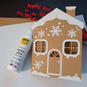CraftiSVG Biglietto di Natale Gingerbread House
