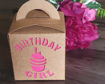 CraftiSVG Birthday Girl Gift Treat Box SVG