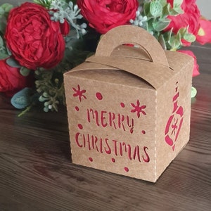 CraftiSVG Weihnachtsgeschenk Leckerlischachtel SVG