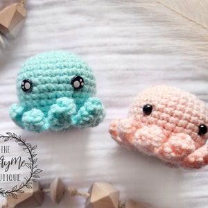 Octopus Ocean Animal Crochet Pattern, amigurumi pattern