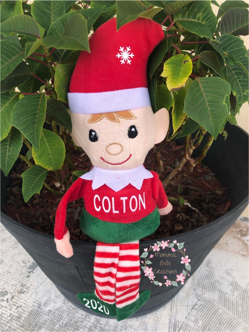 Personalized Plush Elf Elf Plush Toy Customized Elf Etsy