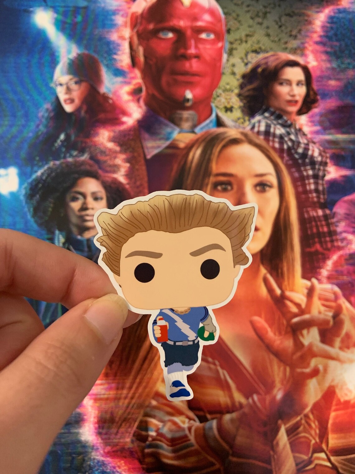 Quicksilver Funko Pop Waterproof Glossy Sticker WandaVision | Etsy