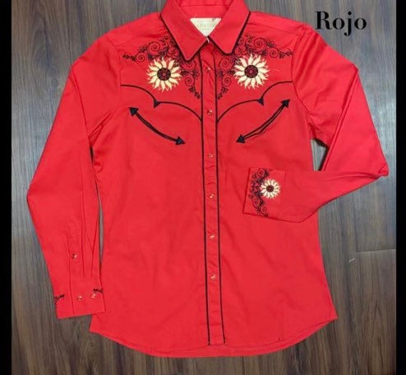 Sunflower Western Shirt - Etsy Australia