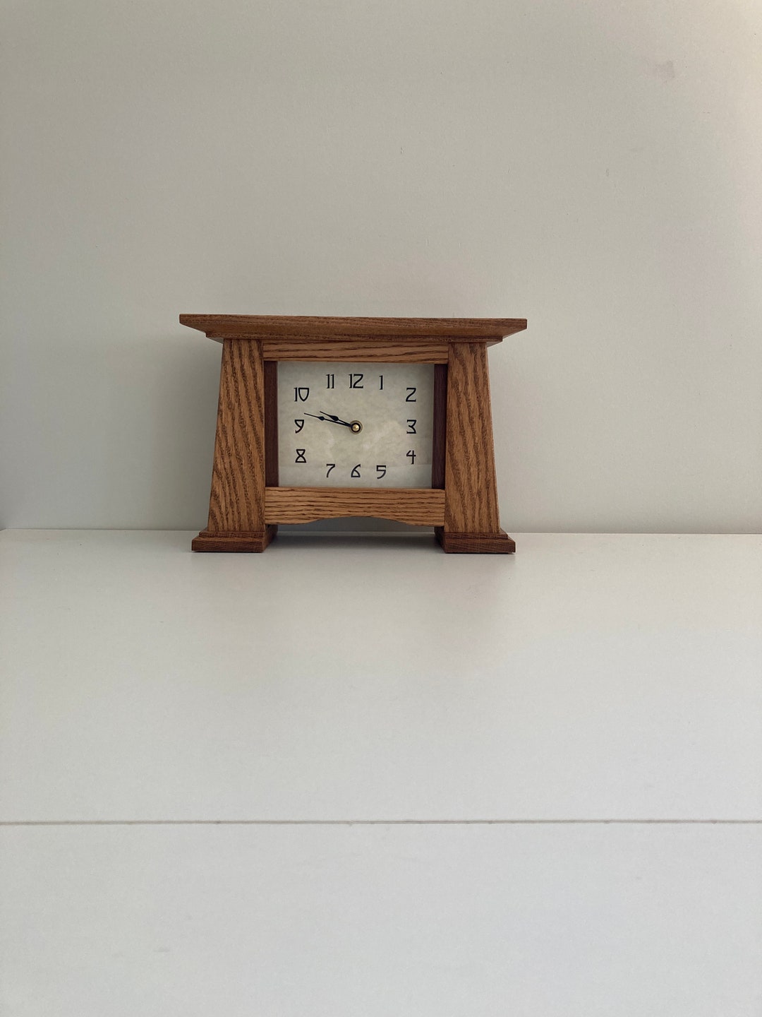 Arts & Crafts Mantel Clock Craftsman Style Clock Early Etsy