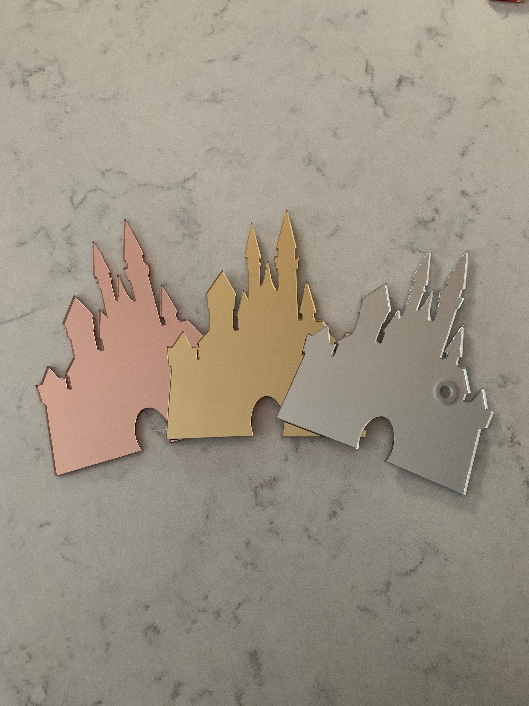 Castle Coasters Sold Individually Disney themed Coasters Etsy