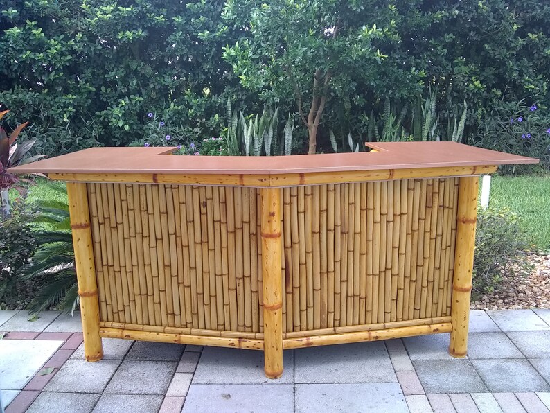 Bamboo tiki bar sure to bamboozle your guests. Indoor/outdoor Etsy
