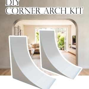 Rounded Corner Arch Kit (2PCS - ONE SET) - Easily Add Corner Arches to Any Opening - DIY