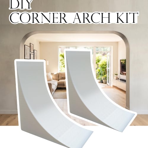 Rounded Corner Arch Kit (2PCS - ONE SET) - Easily Add Corner Arches to Any Opening - DIY