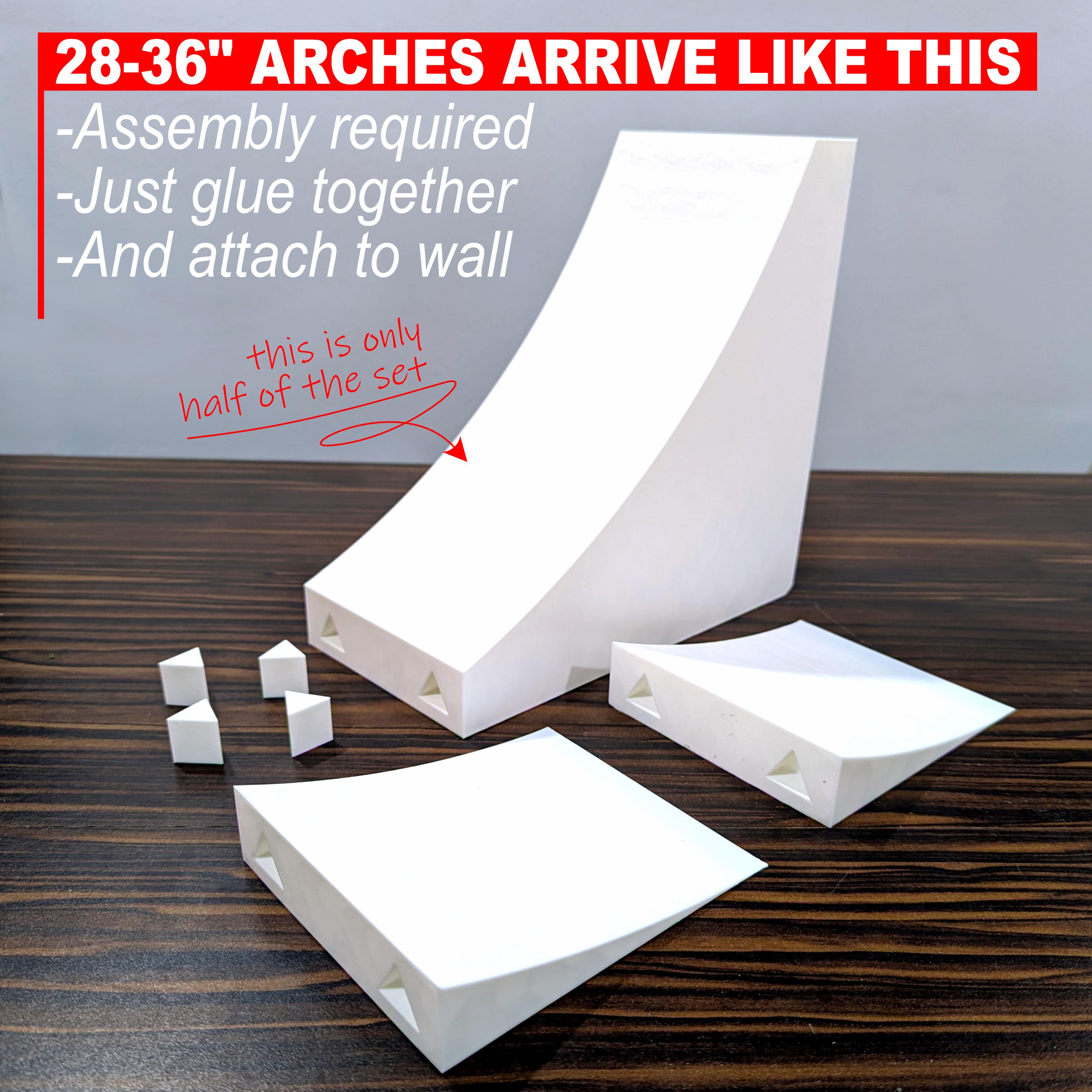 24-36 Inch Doorway Arch Kit (2PCS - ONE SET) - Transform Entryways