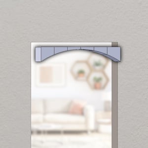 Mediterranean Doorway Arch Kit (Complete Set) - Transform Your Entryway! Semi-Curved - Custom Fit 28-44 Inch Openings