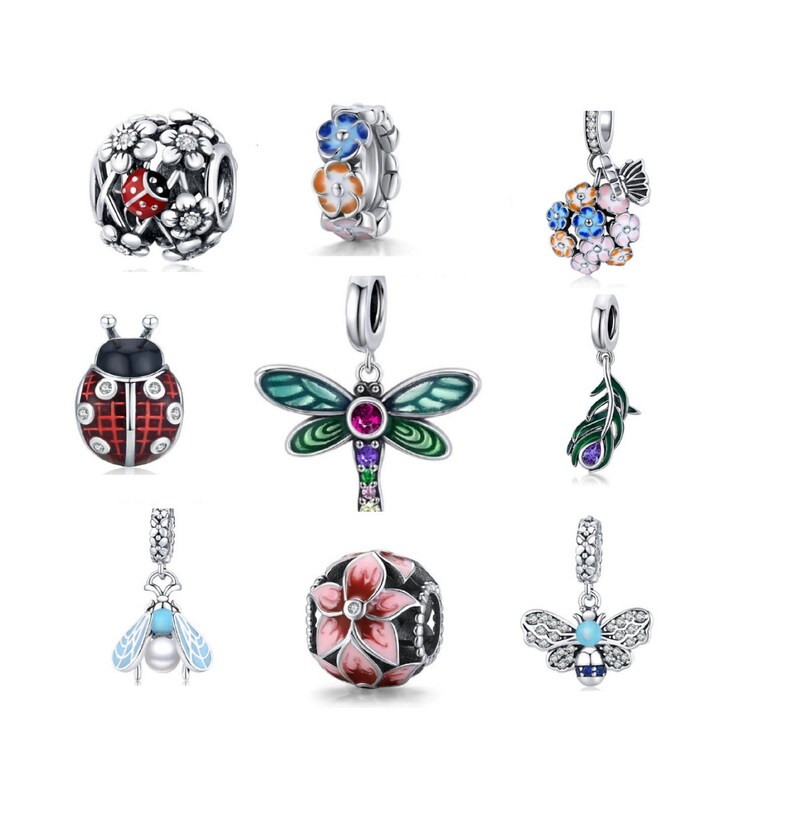 Charms for Pandora Bracelet Charm Butterfly Charm Pandora Etsy