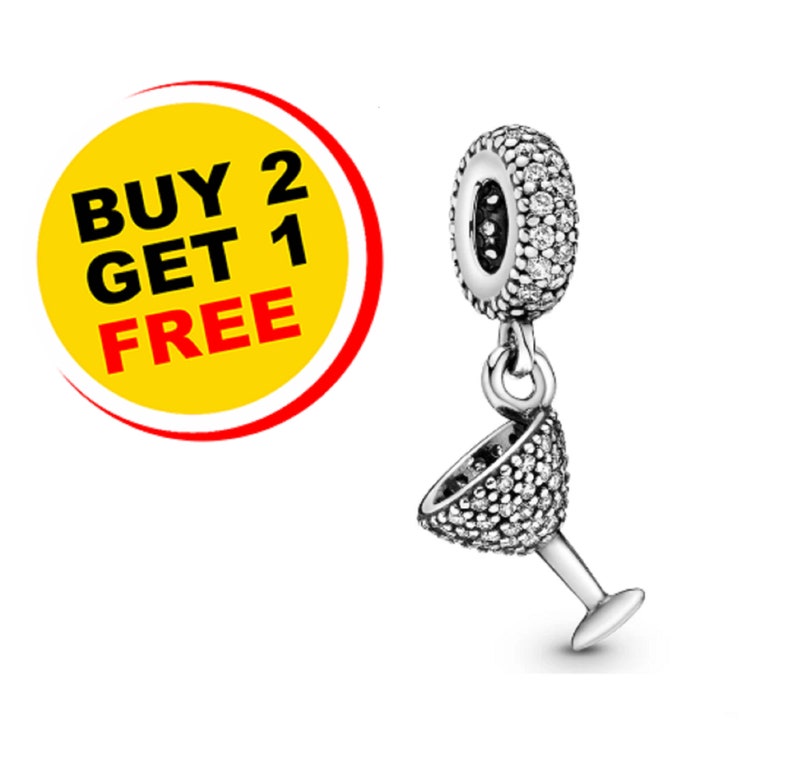 Charms for Pandora Bracelet Charms Wine Glass Charms Pandora Etsy