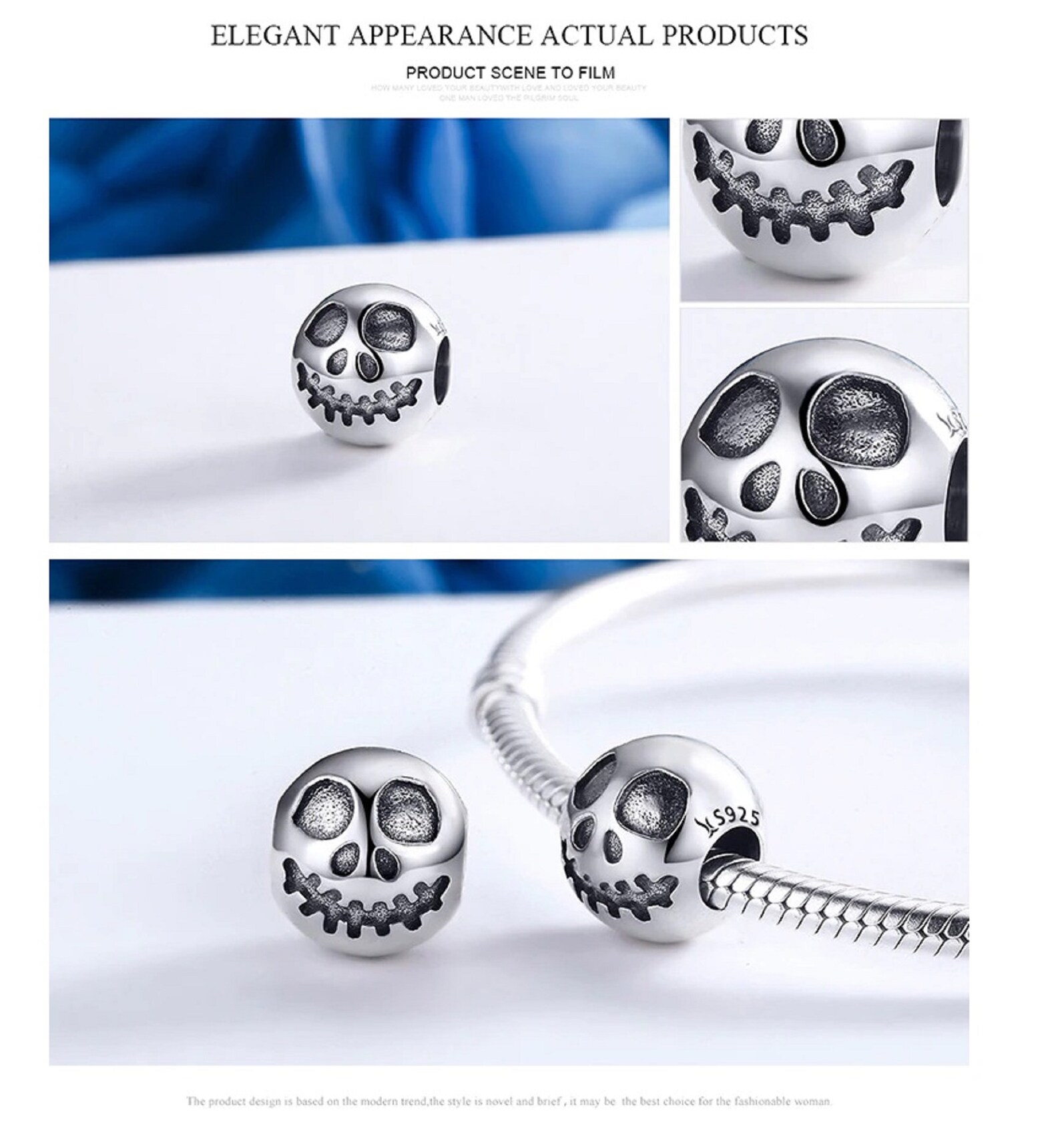 Pandora Halloween Pandora Charms Ghost Face Charms For Etsy