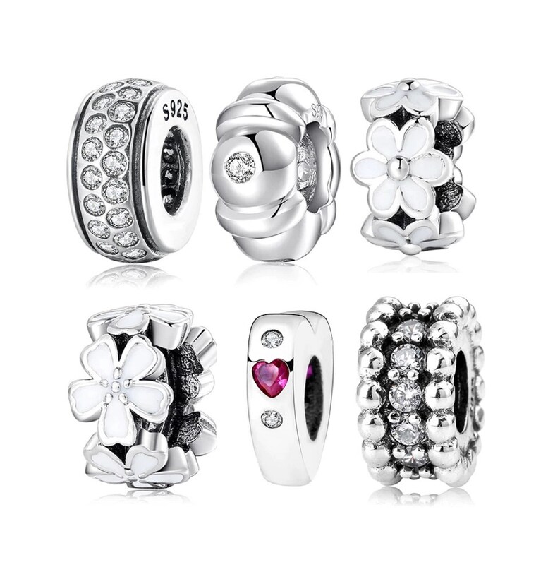 Pandora Bracelet Clip Stopper Spacer Charms Silicone Charm Etsy