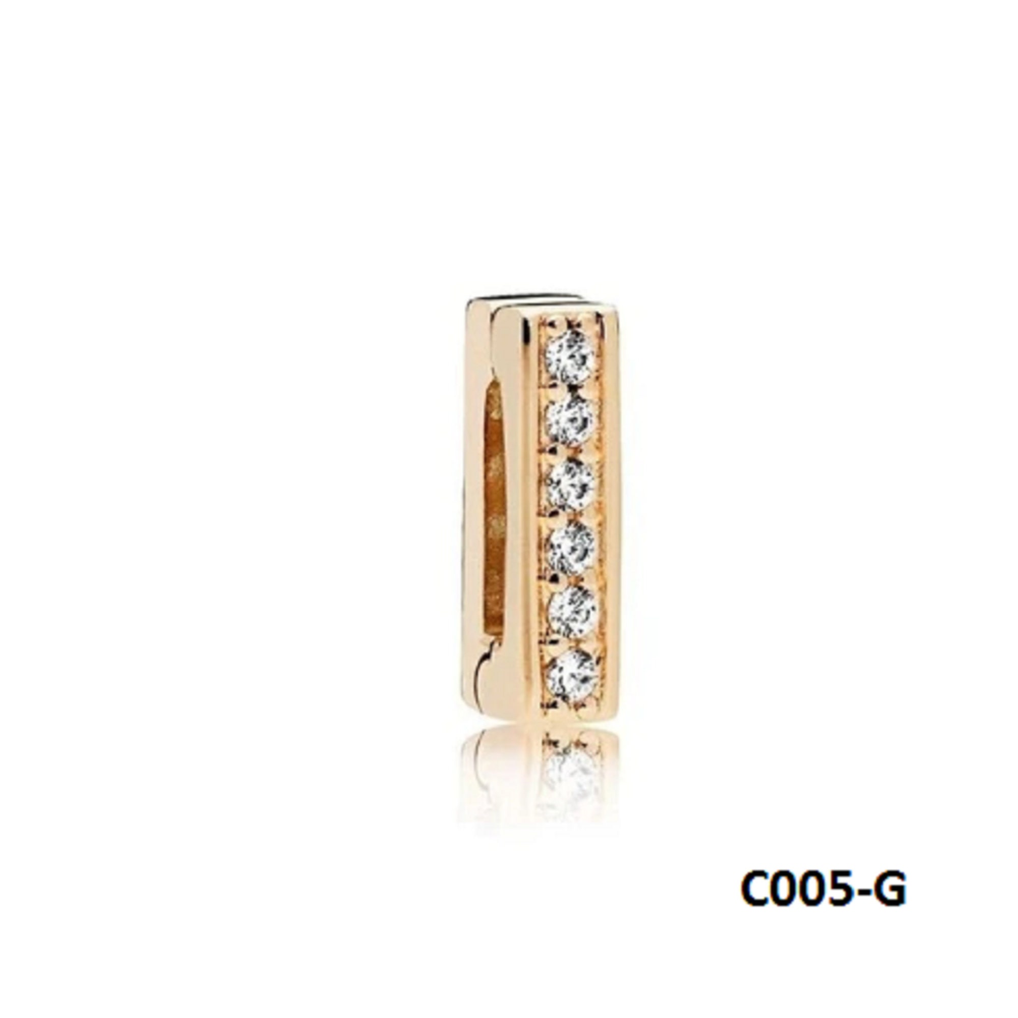 Golden Pandora Reflexions Bracelet Clip Charm Heart Star Etsy