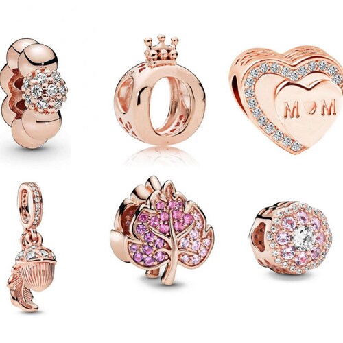 Bracelet Charm Beads Charms Heart 