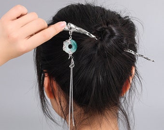 Dragon Pattern Hairpins, Retro Hairpins, Hanfu Hairpins, Tassel Hairpins, Woman Hairpins, Hair Sticks, Hair Accessories, Gifts For Her