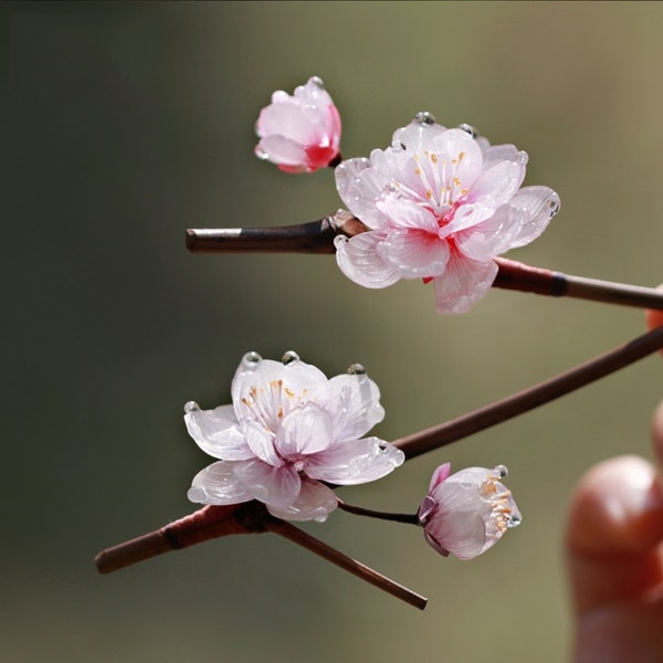 Flower Hairpin, Bamboo Hairpin,  Hanfu Hair Accessories,  Hair Stick, Hair Fork,  Vintage Hair Sticks,  Simple Hairpin,  Gifts For Her