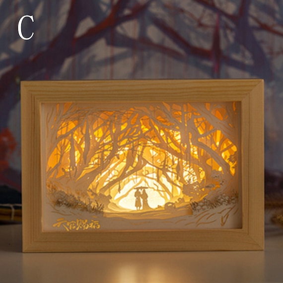 Paper carving lamp deals