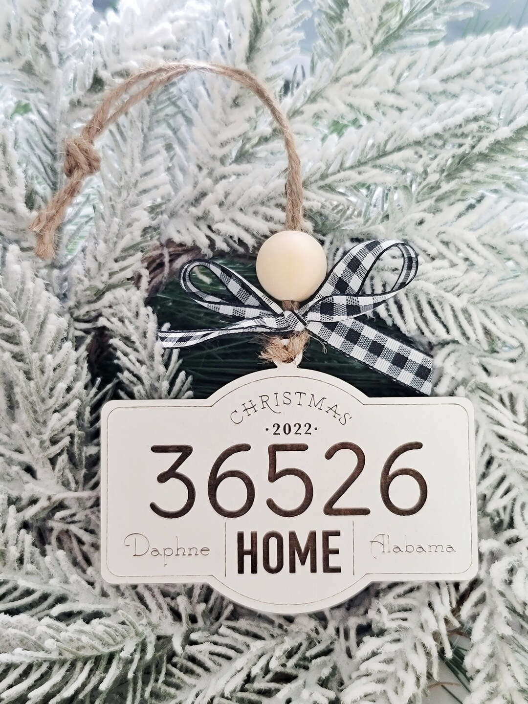Personalized Home Ornament Custom Home Ornament First Home Ornament New Home Ornament Christmas