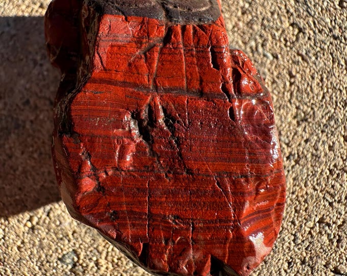 Red Banded Formation Banded Iron Formation. Banded Red Jasper / Hematite Stone. - Etsy