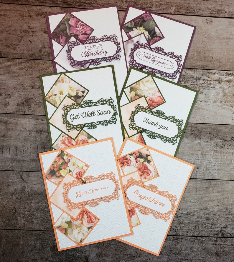 Handmade Greeting Card Assortment of Etsy