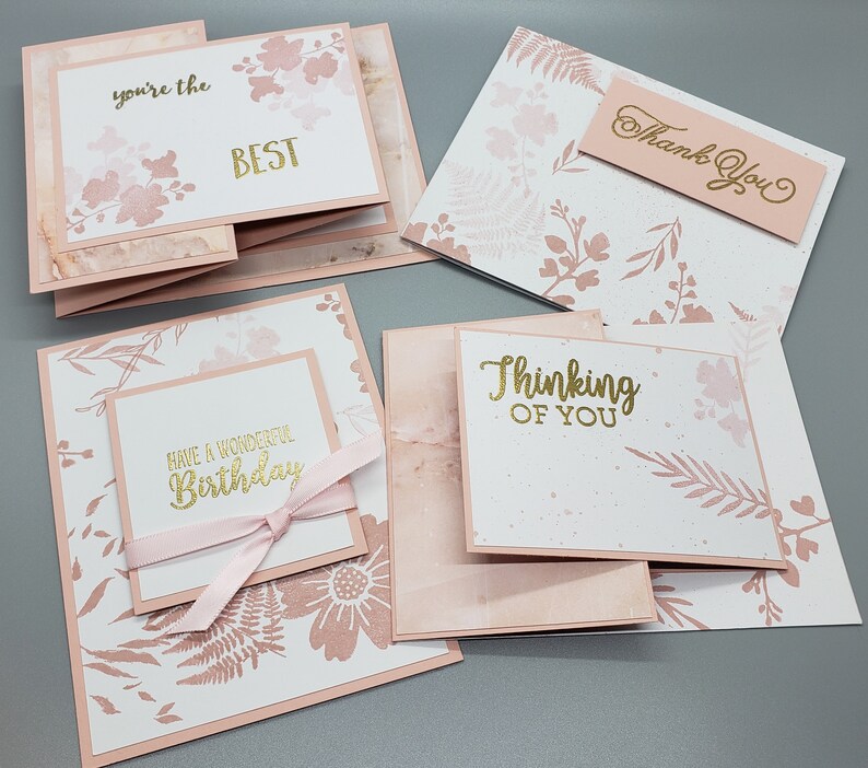 Handmade Greeting Card Assortment Set of 6 Etsy