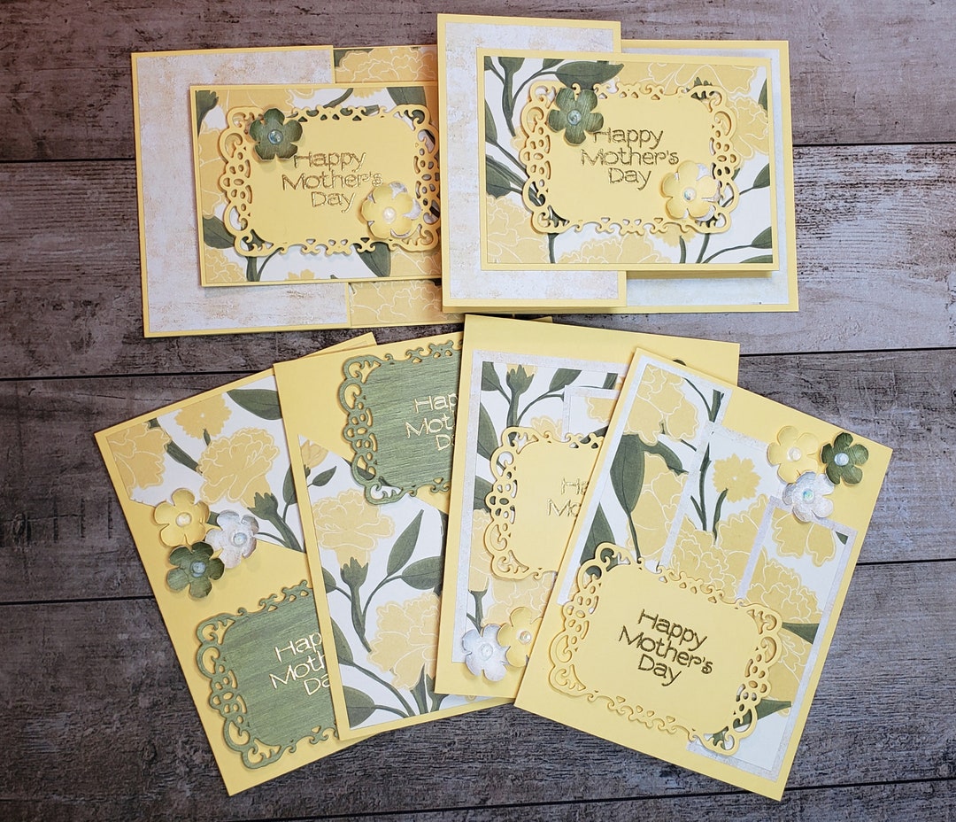 Handmade Greeting Card Assortment Set of 6mother's Etsy