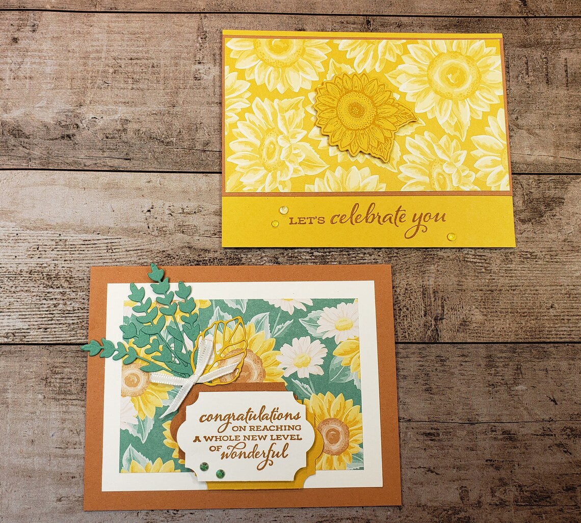 Handmade Greeting Card Assortment Set of 5 Etsy