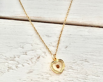 14k Gold Filled Mustard Seed Necklace | Faith Necklace | Gift for Her | Christian Jewelry