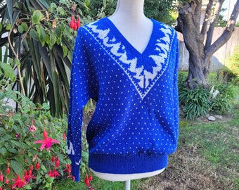 Vintage Art of the Andes Peruvian Wool Pullover Sweater / size M