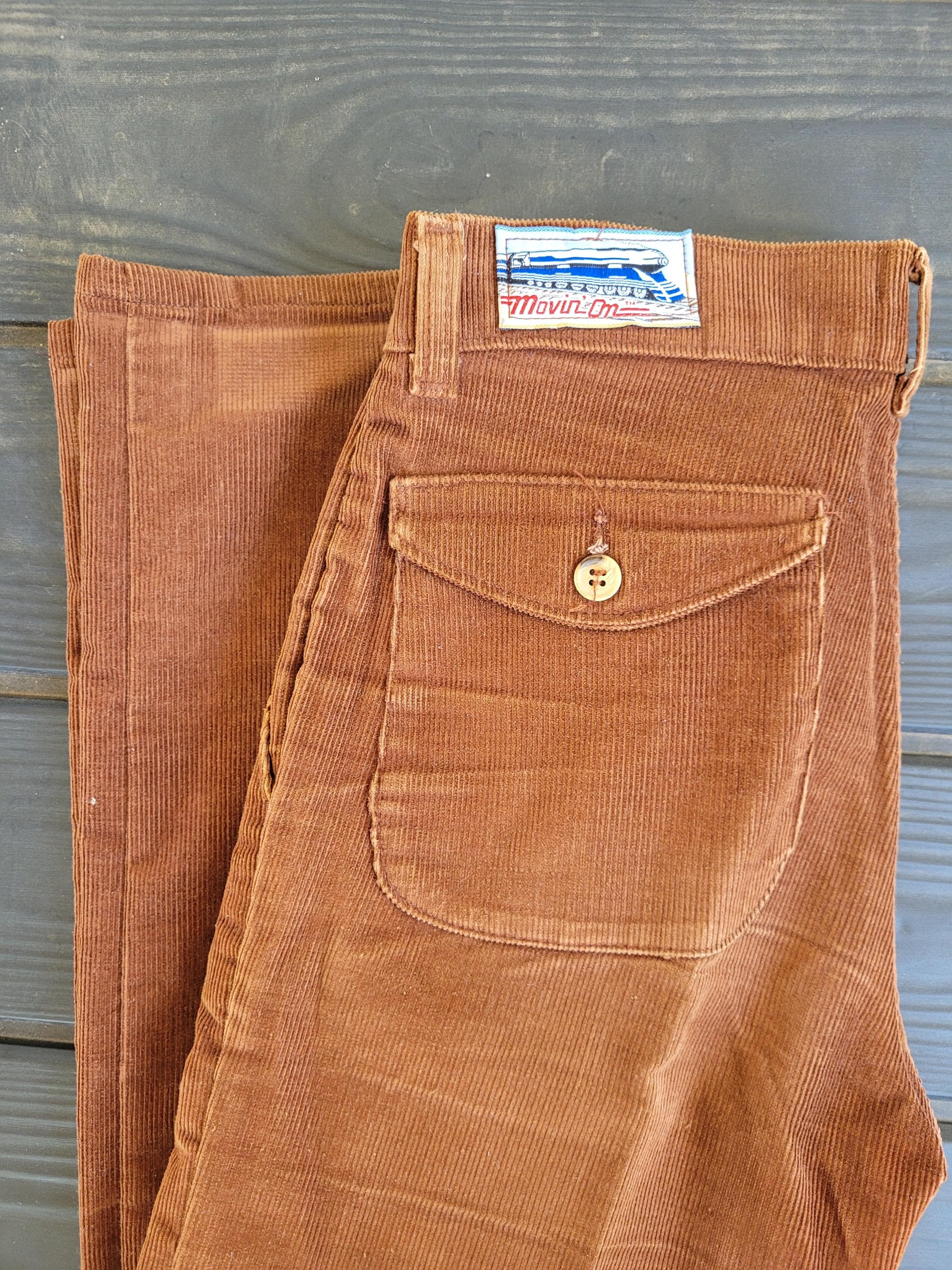 希少 vintage 1960's euro corduroy pants Vintage Sears Corduroy Pants Mens 32x30 Gray 1960s
