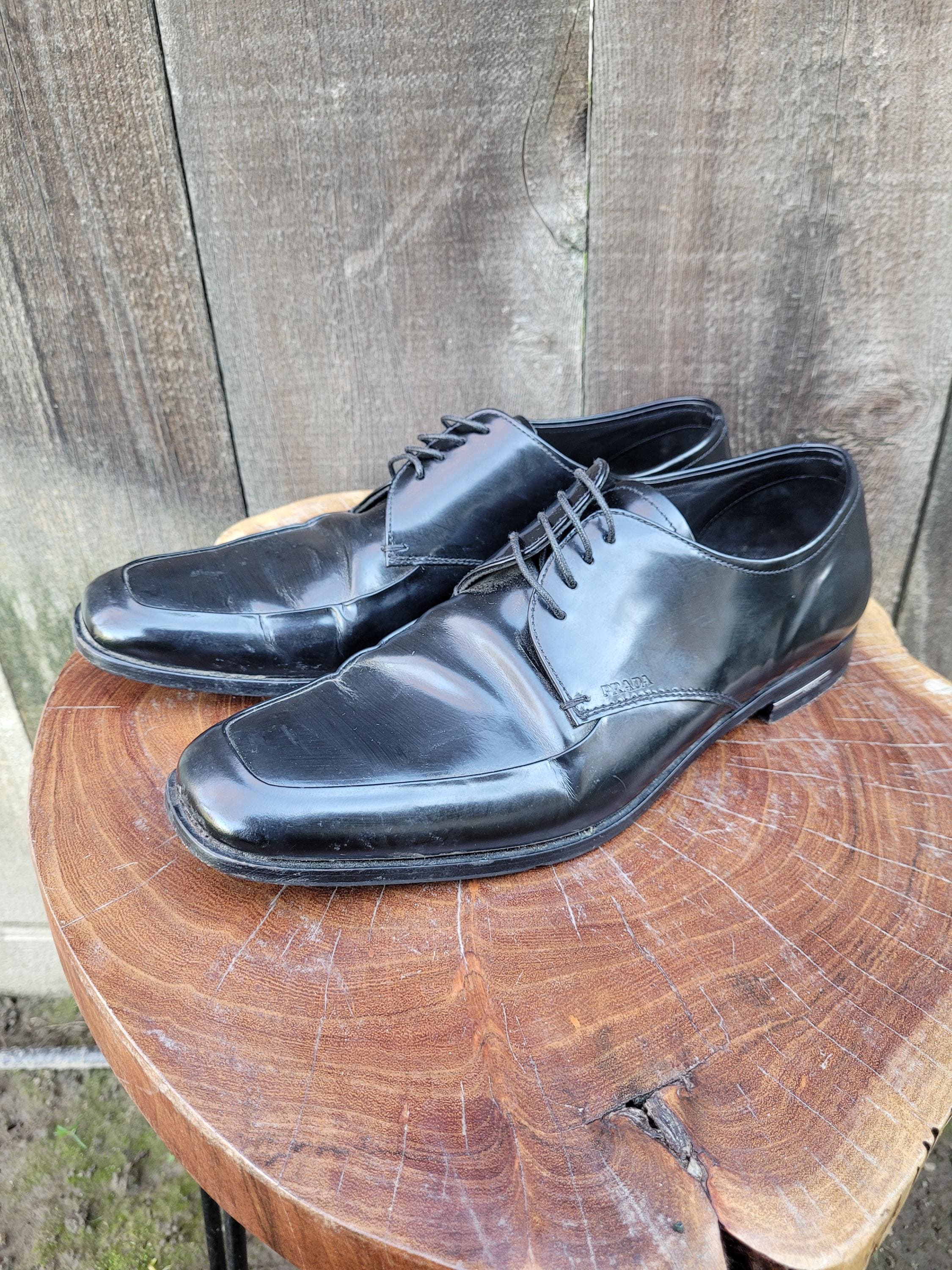 Vintage Prada Shoes Mens - Etsy