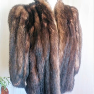 Vintage 60's Luxurious Fox Fur Coat / Size M-L - Etsy