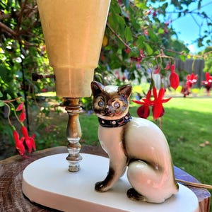 Vintage 1950s Siamese Lamp - Etsy