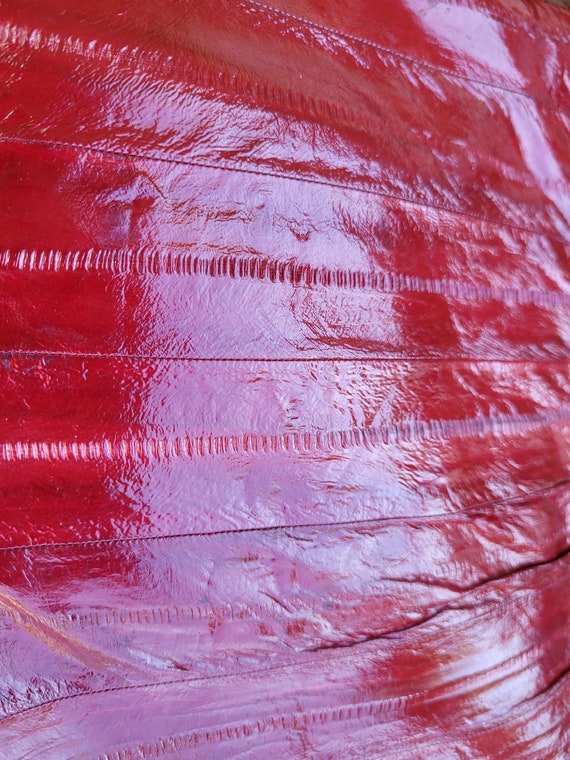 Vintage Oxblood Eel Skin Purse - image 3