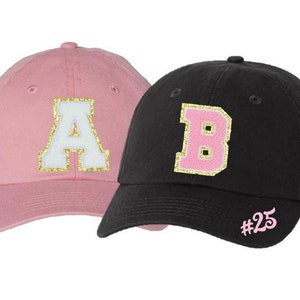 Youth/Kids Customized Chenille Varsity Letter Patch Hat