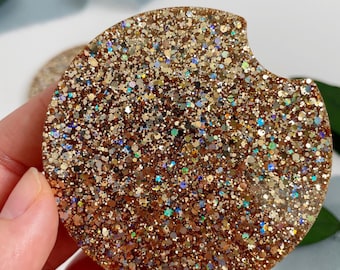 Freya - Glitter Car Coasters - Made to Order!