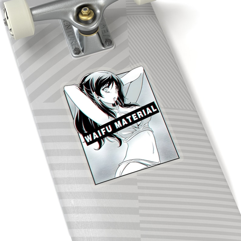 Waifu Material 3D Anime Girl Kisscut Stickers for Anime Etsy Hong Kong