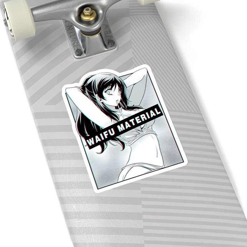 Waifu Material 3D Anime Girl Kisscut Stickers for Anime Etsy Hong Kong