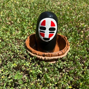 Studio Ghibli | No face | Spirited Away | Anime | Air Dry Clay | Made to Order