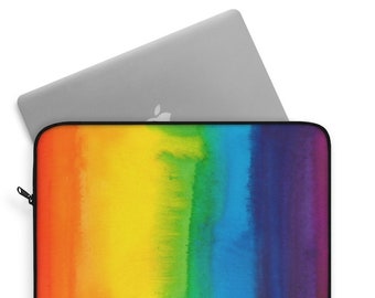 rainbow laptop case