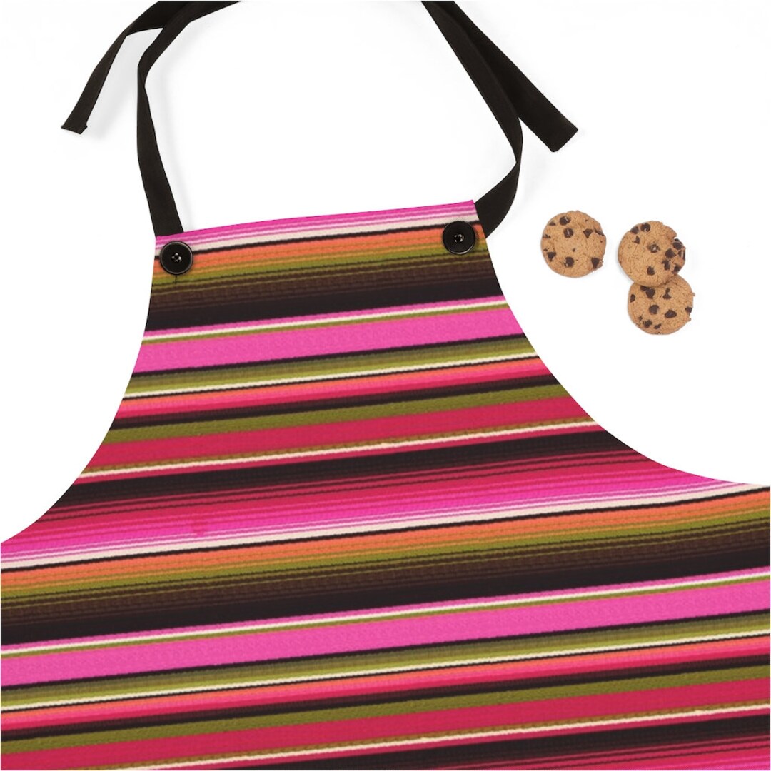 Mexican Serape Designed Apron Kitchen Cooking Apron Etsy