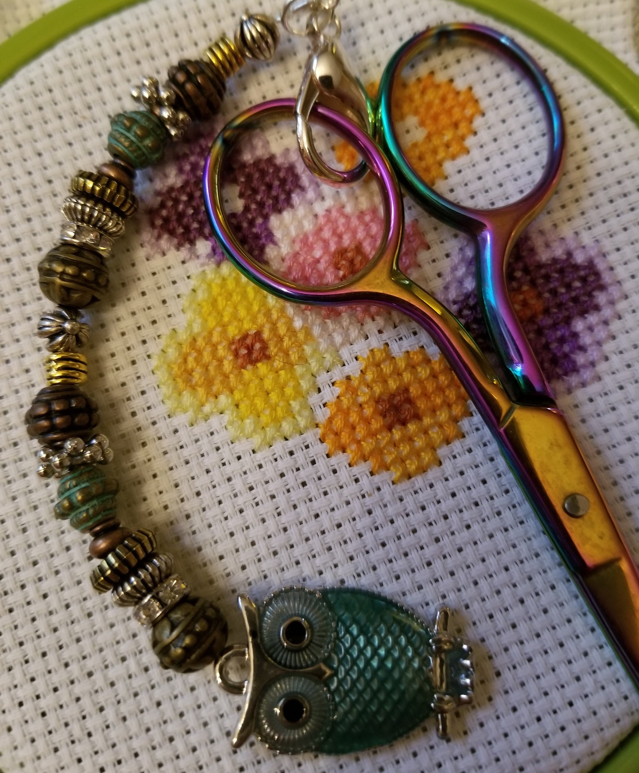 Scissor Fob With Owl