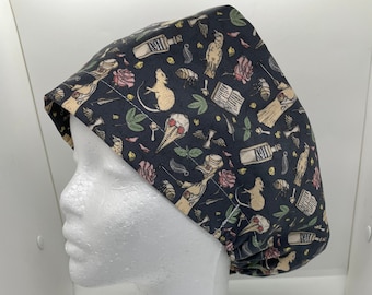 Euro Style Scrub Hat featuring The Plague Doctor for short hair