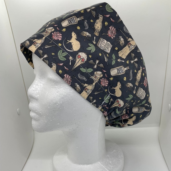 Euro Style Scrub Hat featuring The Plague Doctor for short hair