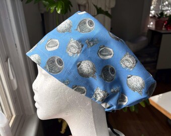 Euro Style Scrub Hat featuring Retro Eye Anatomy