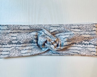 EEG and Brain Print Hair Band