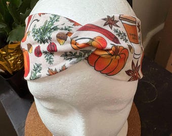 Pumpkin Spice Hair Band