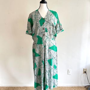 Vintage handgemaakte jurk uit de jaren 60 (groot)